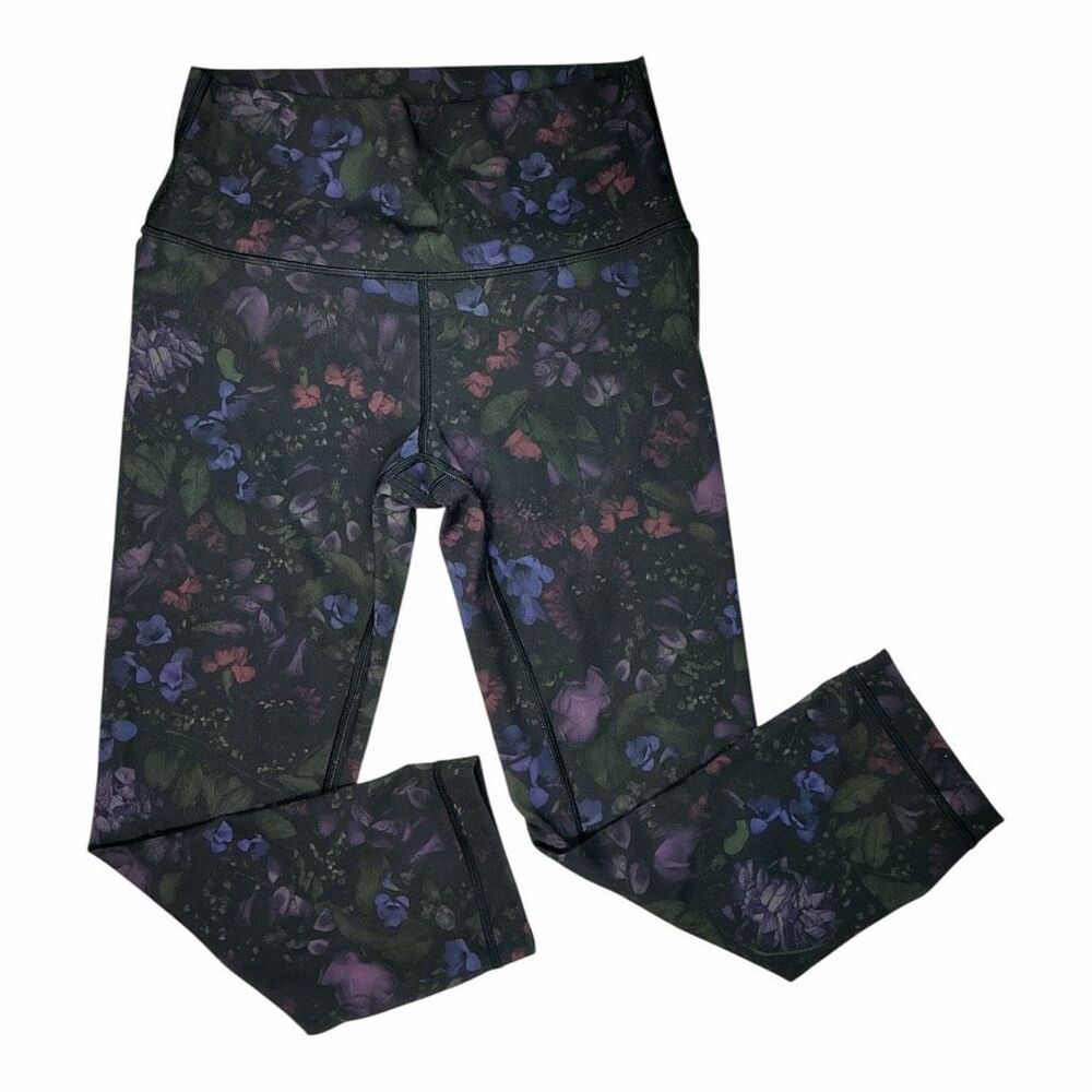 Lululemon Wunder Under High-Rise Tights "Frozen Flourish Multi" floral print 6